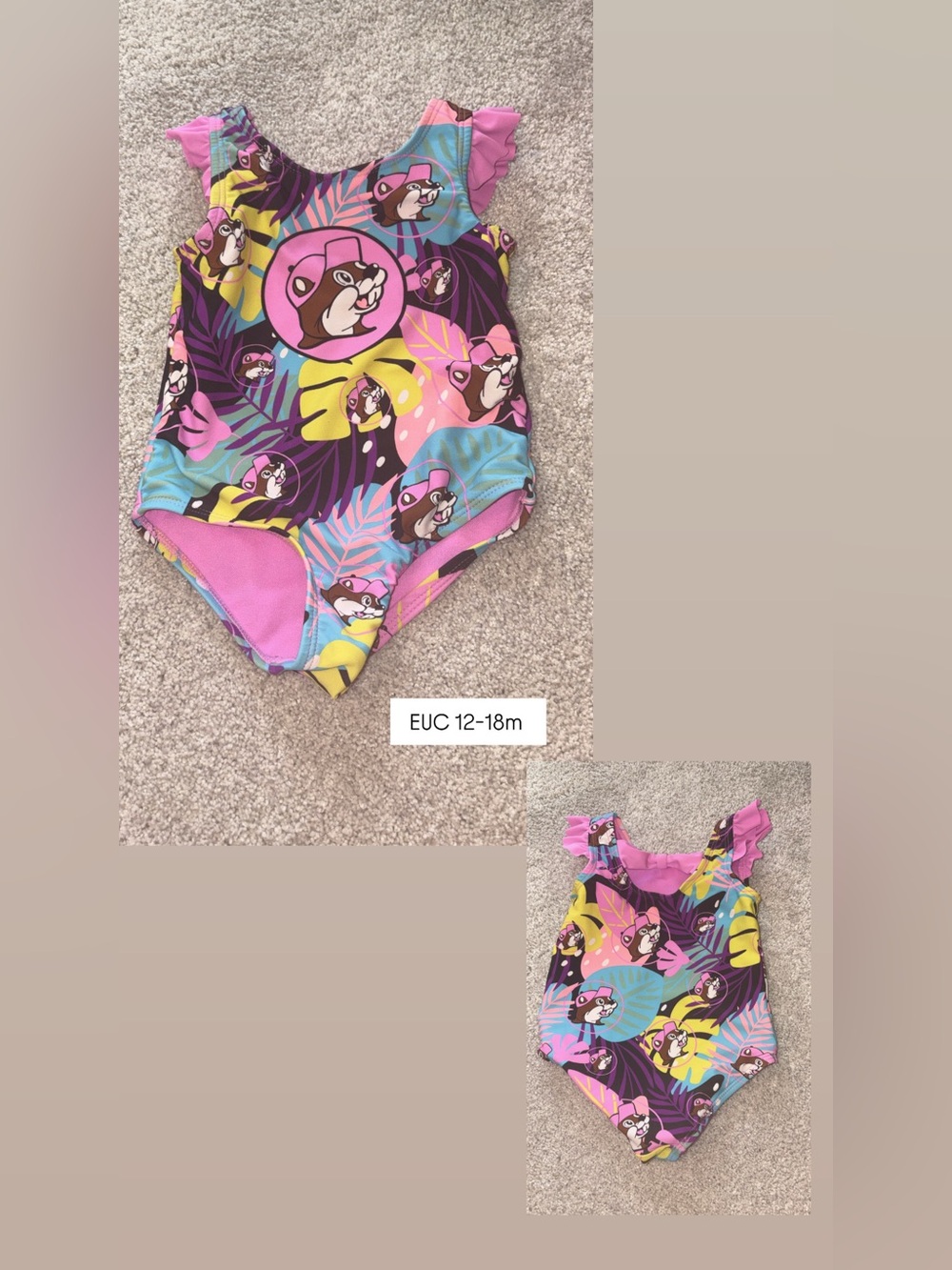 One piece swim buckees